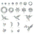 thumbnail image 3 of JoyMoreHome 12Pcs Window Clings for Birds ,Anti-Collision Window Decals,Non Adhesive Vinyl Rainbow Glass Stickers to Save Birds from Glass Strikes, 3 of 6