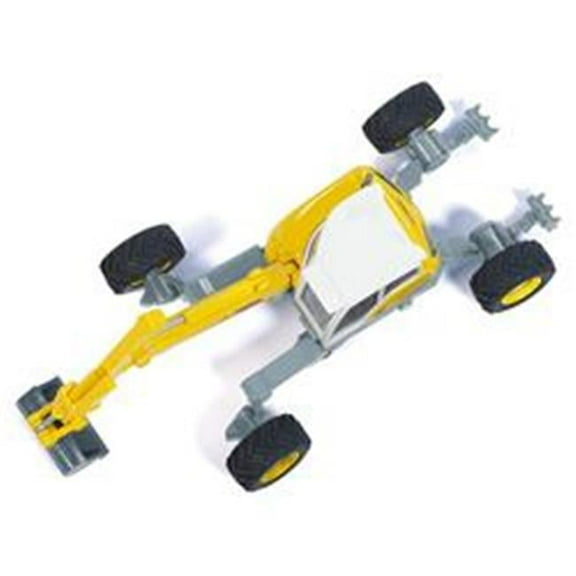 1-50 Scale Menzi Muck M545 Walking Yellow with White Top Diecast Model Excavator