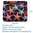 thumbnail image 5 of Starfish Printed Square Mouse Pad, 8.3x9.8 Inch Non-Slip Rubber Bottom Gaming Mouse Pad for Office Use, 5 of 6
