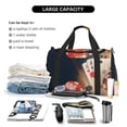thumbnail image 6 of Ratiio Casino Poker Chips Pattern Hand Travel Bag, Weekender Carry On for Women Men, Sports Gym Bag, Workout Duffel Bag, Overnight Shoulder Bag fit 15.6 Inch Laptop, 6 of 6