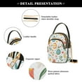thumbnail image 4 of FORMRS Crossbody Bag for Women Shoulder Cell Phone Purse with Zipper, Floral Easter Eggs, 4 of 7