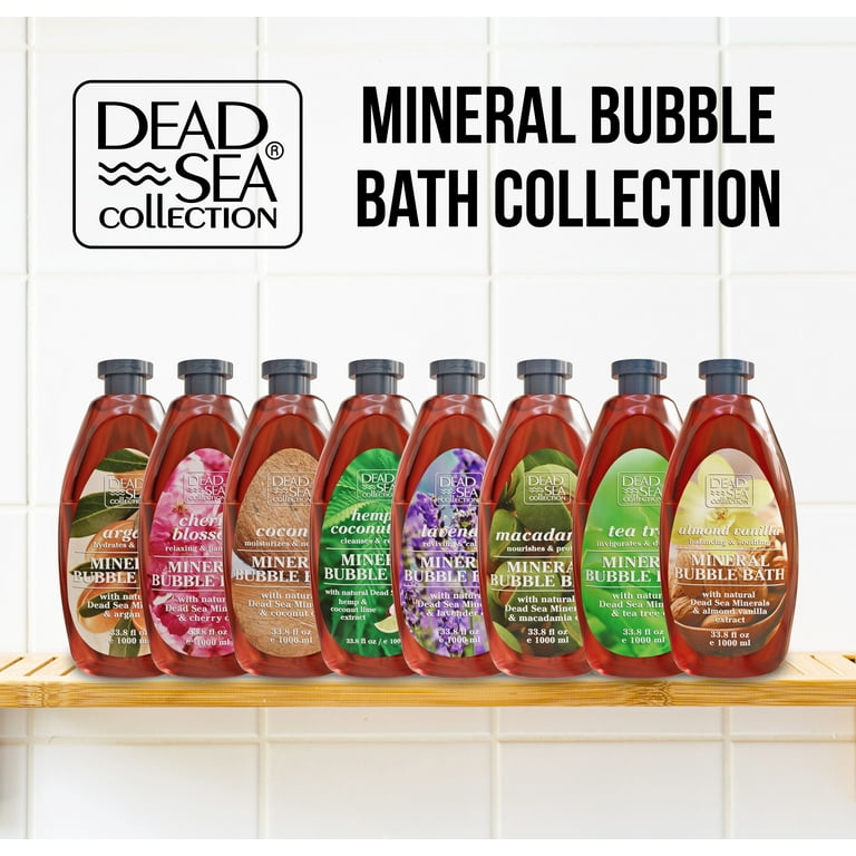 Dead Sea Collection Bubble Bath Kids with Bubble Gum Scent - Cleansing and  Moisturizing Kids Bubble Bath - with Natural Dead Sea Minerals - Pack of 2