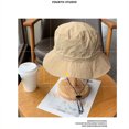 thumbnail image 3 of Guardurnaity Sombrero de jardinería impermeable y resistente al sol, plegable y fácil de guardar, para mujer, tipo cubo con cordones. Sombreros caqui, 3 of 6