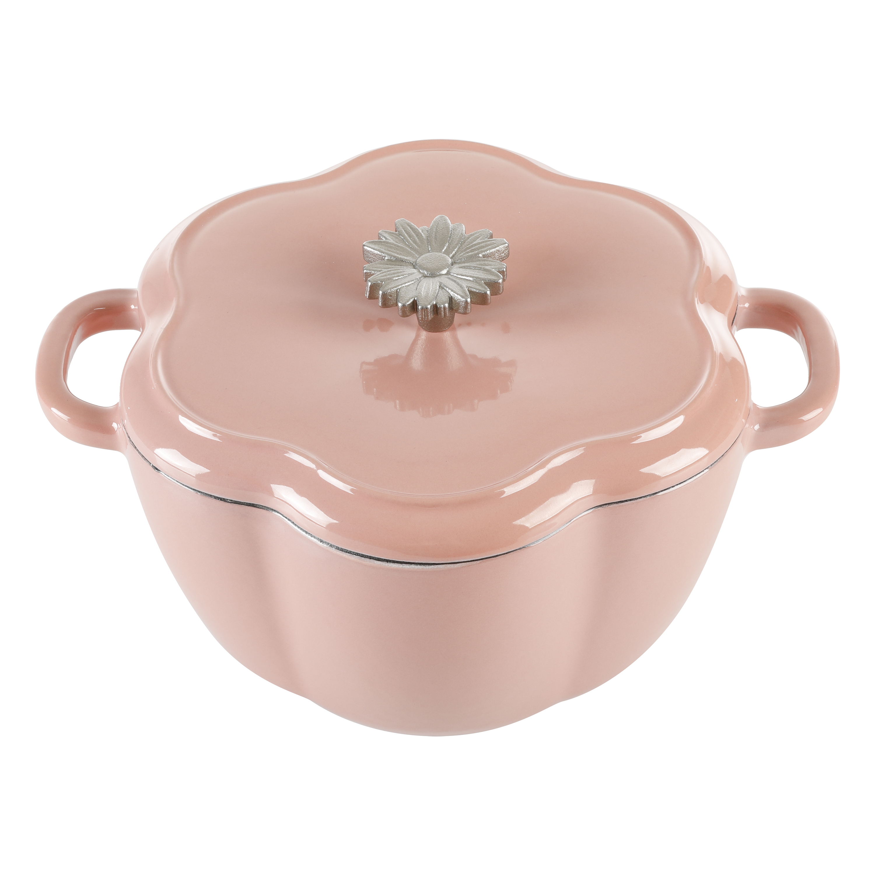 The Pioneer Woman Timeless Beauty Enamel on Cast Iron 3-Quart Dutch Oven, Pink - image 3 of 9