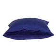 thumbnail image 4 of Parkland Collection Topaz 20x20" Solid Fabric Throw Pillow in Royal Blue, 4 of 6