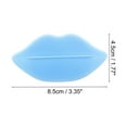 thumbnail image 4 of Unique Bargains 1 Pc Portable Silicone Facial Cleansing Brush Lip Shape 3.35"x1.77"x0.91" Blue, 4 of 7