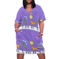 thumbnail image 1 of In the Haunted House Loose Pocket Dress bandage dress womens dress, 1 of 6