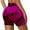 Hot Pink, variant on Bermuda Shorts for Women Seamless Tie Dye Lifting Yoga Pants Fitness Trendy Activewear Workout Loose High Waisted Short S-XL