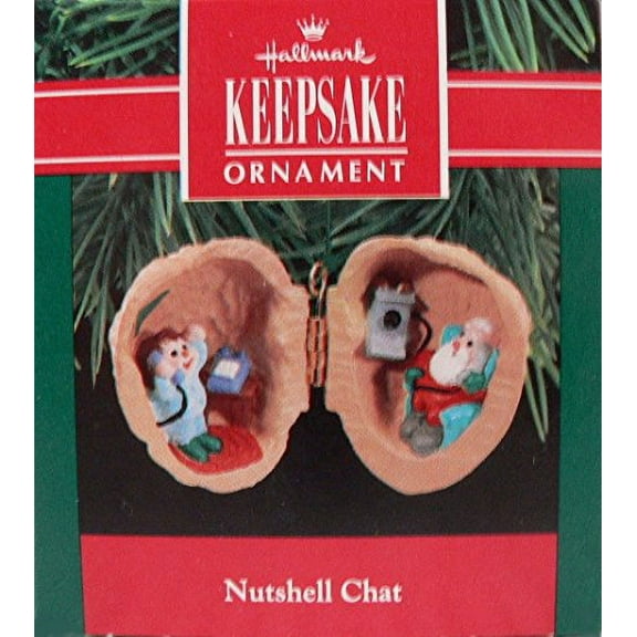 1990 Hallmark Keepsake Ornament Nutshell Chat QX5193