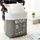 thumbnail image 2 of Large Laundry Hamper, 75L Foldable Laundry Hamper, Drawstring Laundry Hamper, Dirty Laundry Bag Travel Dirty Clothes Home On The Go and Laundry Bin, 2 of 5