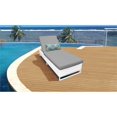 thumbnail image 2 of Monaco Chaise Outdoor Wicker Patio Furniture in Grey, 2 of 2