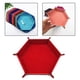 thumbnail image 4 of Bandeja de Dados Conjunto Bandejas de Dados Plegables Hexagonas Dados Rolling Bandeja PU Soporte de Dados de material cuero para Juegos de Dados RPG, DND Y Jue rojo Yotijar bandeja de dados de juego de rol, 4 of 10
