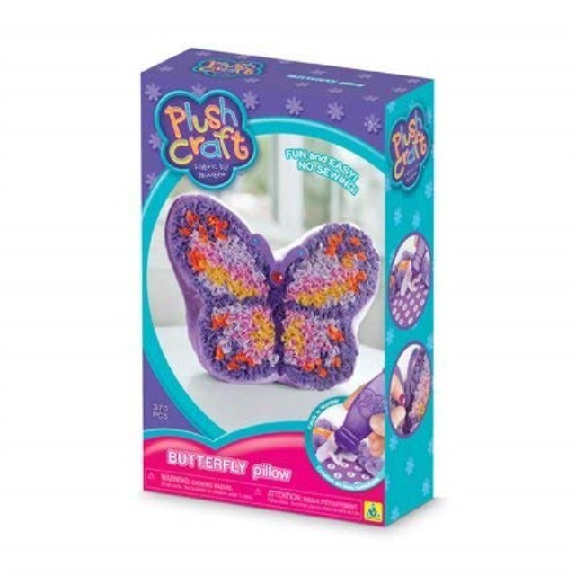 the orb factory plush craft butterfly pillow (butterfly)