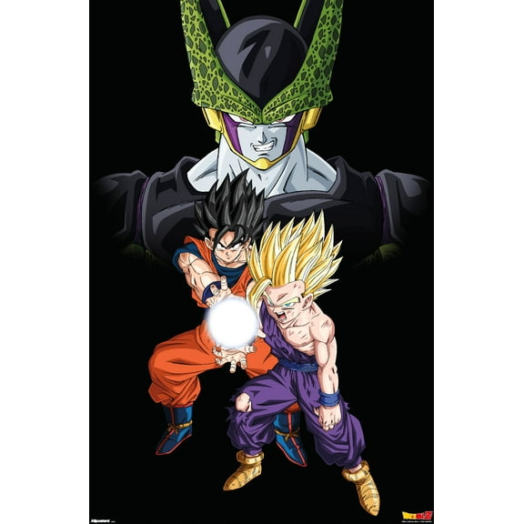 Dragon Ball Z: Cell Saga - Group Wall Poster, 22.375" x 34"