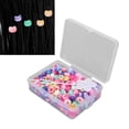thumbnail image 4 of 200Pcs  Beads Bulk, Candy Color  Beads Assorted Mix Plastic Pastel Beads Spacer Beads Shape  Beads for DIY Jewelry Craft Making Necklace Rainbow Bracelet, 4 of 8