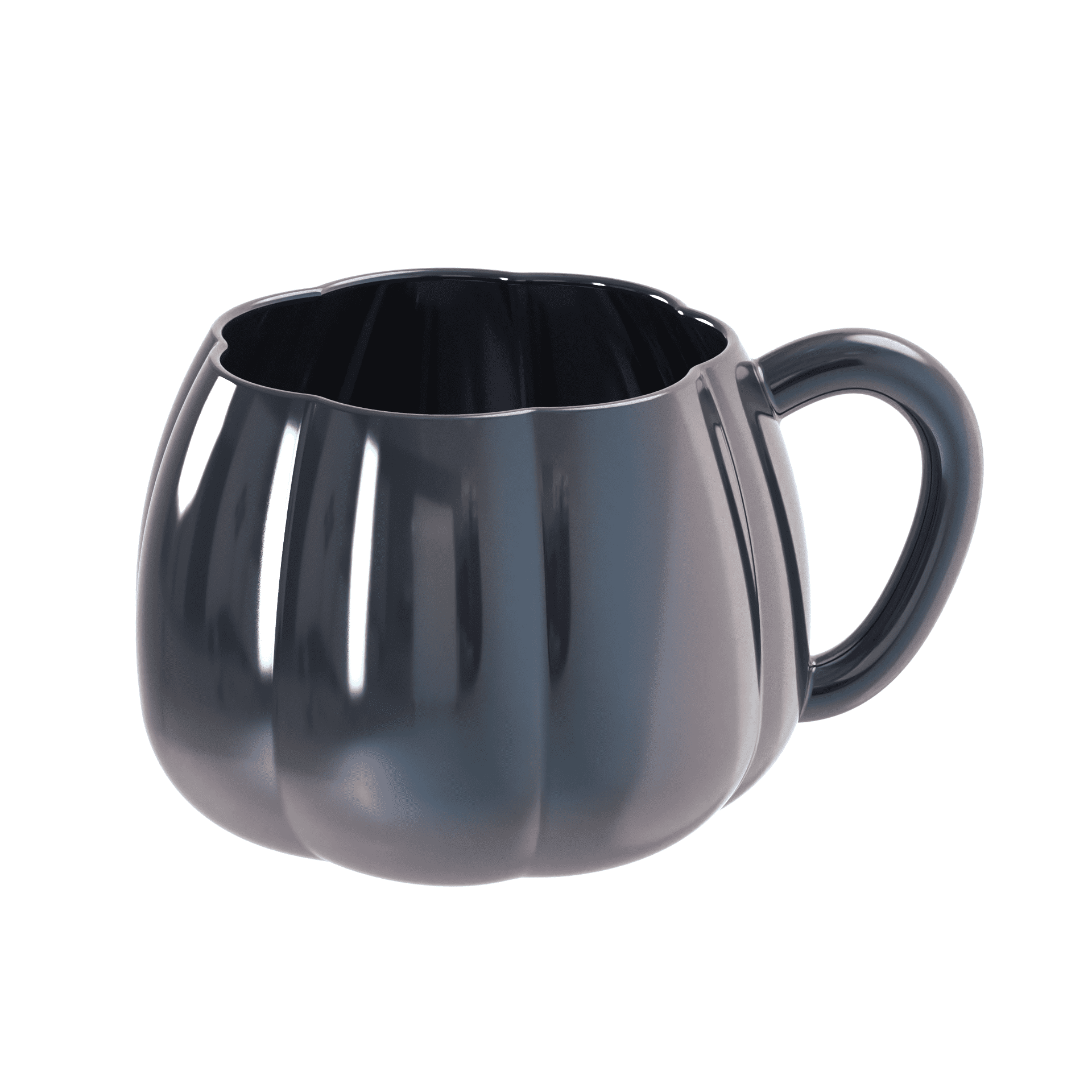 Thyme & Table 4-Pack 16oz Pumpkin Pearl Coffee Mugs