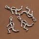 thumbnail image 4 of 30 colgantes de aleación para collar de corredor, accesorios para hacer joyas, manualidades (plata antigua), 4 of 5