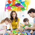 thumbnail image 3 of 40pcs/set Magnetic Fishing Toy With Inflatable Pool For Kids, Party Model, Play Fishing Games, Summer Outdoor Toys For Baby, 3 of 4
