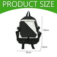 thumbnail image 5 of Waterproof Cute Backpack for School, Elementary Middle School Bags Women Men Casual Travel Daypacks-black, 5 of 6