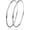 Diameter 30mm, variant on Silver Plated Hoop Earrings for Women, Classic Circle Endless Big Hoops Jewelry in Multiple Sizes 20-80mm
