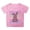 Pink, variant on MIXUE Toddler Girls Tops & T-Shirts Kids Summer Easter Bunny Round Neck Petal Sleeve Casual Solid Color Pullover T Shirts Daily-Wear,Black,3-4 Years
