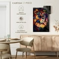 thumbnail image 4 of Elephant Stock Majestic Lion Abstract Color Wall Art - Vertical Canvas Wall Art - Living Room Wall Decor - Animal Canvas - Black And Blue Decor - 26" x 39", 4 of 4