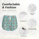 thumbnail image 4 of Balery Sea Lighthouse Pantalones cortos deportivos para mujer con forro y dos bolsillos, elásticos, para entrenamiento, gimnasio, yoga-X-Large, 4 of 7