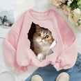 thumbnail image 2 of FINALGANG Girls Cozy Cat Graphic Hoodie Sweatshirt For Kids Comfortable Everyday Wear For School And Play Fashionable Top, 2 of 3