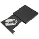 thumbnail image 1 of VCD Writer Drive, External DVD Drive Black Light Portable High Speed Transmission Powerful Performance For Computer, 1 of 8