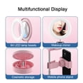 thumbnail image 3 of LED Desktop Makeup Mirror Selfie Light Ring Lamp Adjustable Bright For Live Photo Photography Studio ,Widely Use, 3 of 6