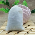 thumbnail image 2 of For Cotton Reusable Tea Bags 50 Pack, Eco-Friendly Drawstring Filters for Loose Leaf Tea, Herbs, Spices, Biodegradable Unbleached Cheesecloth, 8x10cm Infuser Sachets, 2 of 6