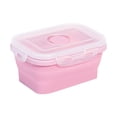 thumbnail image 5 of Ludlz 350ML/800ML Silicone Folding Lunch Box Portable Lightweight Food Storage Container for Office School Home, 5 of 8