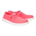 thumbnail image 2 of HEYDUDE Women Wendy Stretch Canvas Slip-On Loafers Fiery Coral, 8, 2 of 6
