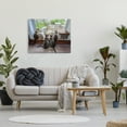 thumbnail image 3 of Stupell Industries Cats Watching Bird at Window Animals & Insects Photography Gallery Wrapped Canvas Art Print Wall Art, 40 x 30, 3 of 8