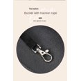 thumbnail image 6 of Travel Solid Color Soft Velvet Chest Pet Backpack Dog Chest Bag Cat Chest Bag (gray), 6 of 6