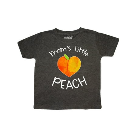 

Inktastic Mom s Little Peach Cute Peach Heart Gift Toddler Boy or Toddler Girl T-Shirt