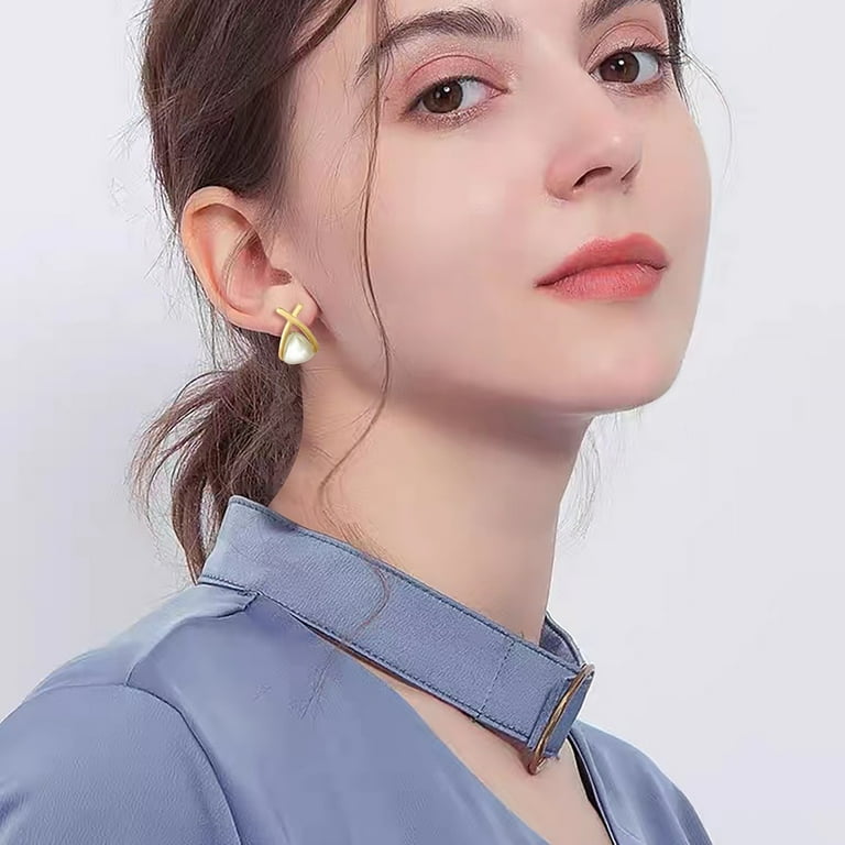 Pack of diamond stud earrings deals