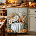 thumbnail image 4 of Fall Dishwasher Magnet Cover 23.03x25.59 In Happy Fall Yall Dishwasher Cover for Washers Fridge Panel,Thanksgiving Magnetic Covers for Kitchen,Fall Leaves Kitchen Decor(White), 4 of 6