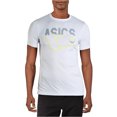thumbnail image 1 of ASICS Mens Practice Graphic T-Shirt, White, XX-Large, 1 of 1