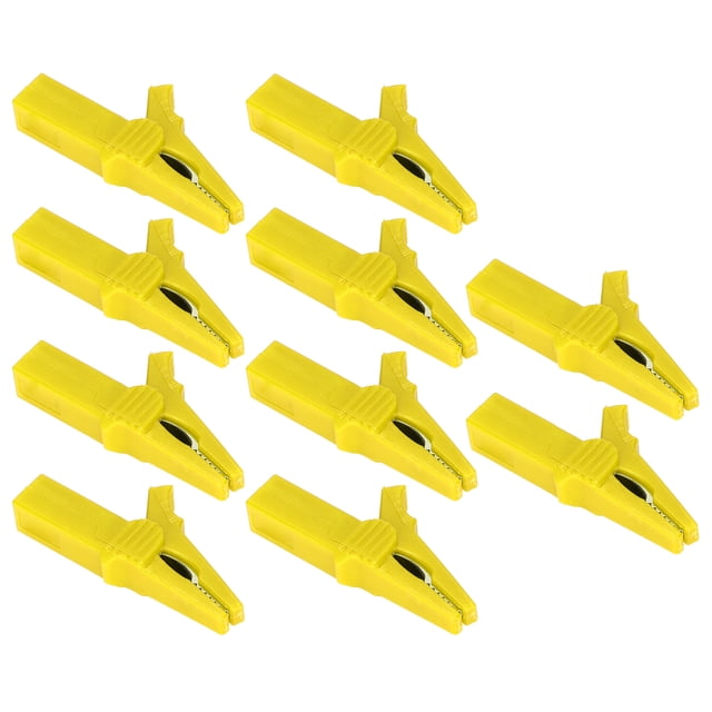 10PCS Battery Clamp, 4mm Banana Jack Rear Brass Nickel Plated Full Protection Compatibility Multi-function Multi-scene Usefor Ships RVs Trucks