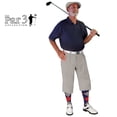 thumbnail image 3 of Taupe Microfiber Golf Knickers ( Plus Fours) for Men - 46", 3 of 3
