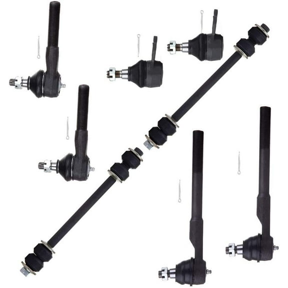 CCIYU Front Sway Bar End Links Upper Ball Joints Inner Tie Rod Ends Outer Tie Rod Ends Fit 2000-2001 For Dodge Ram 1500 8pcs Suspension Kit