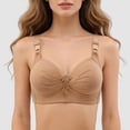 thumbnail image 2 of idosla Women Padded Push Up Bras Seamless Soft Underwire T-Shirt Bra (Beige, 40), 2 of 6