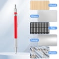 thumbnail image 3 of braveheart Automatic Pencil Set Smooth Writing Drawing Suitable For All Ages Soft red and red refill, 3 of 6