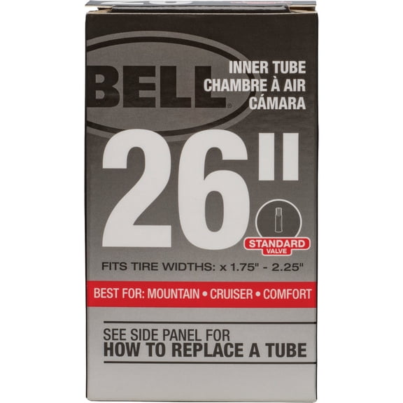 Bell Sports Bicycle Inner Tube - Schrader Valve - 26 x 1.75-2.25