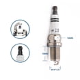 thumbnail image 3 of Original Platinum Spark Plug K6RTIP Replace Candle PFR6B Compatible With Champion RC8WYP4 Compatible With Denso IK20TT For F5DP0R, 3 of 3