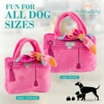 thumbnail image 4 of Haute Diggity Dog Barkin Bag with Scarf, Plush Dog Toy with Squeaker, Machine-Washable, for All Breeds, Size Medium, 4 of 4