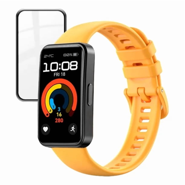 Correa de Silicona Premium Sport para Huawei Band 8,9,10 + Mica