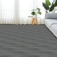 thumbnail image 4 of UMIGGEE Peel and Stick Floor Tile Gray Vinyl Flooring 6"x35" 10 PCS/Pack Natural Grey Wood-Look Vinyl Flooring Easy to Install and Removable for Kitchen, Dinning Room, Bedroom, etc. (14.5Sq. Ft.), 4 of 9