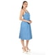 thumbnail image 2 of Vestido denim con detalle deshilachado Roman Fashion /Juvenil, 30736 (Mezclilla tono medio) azul G, 2 of 5